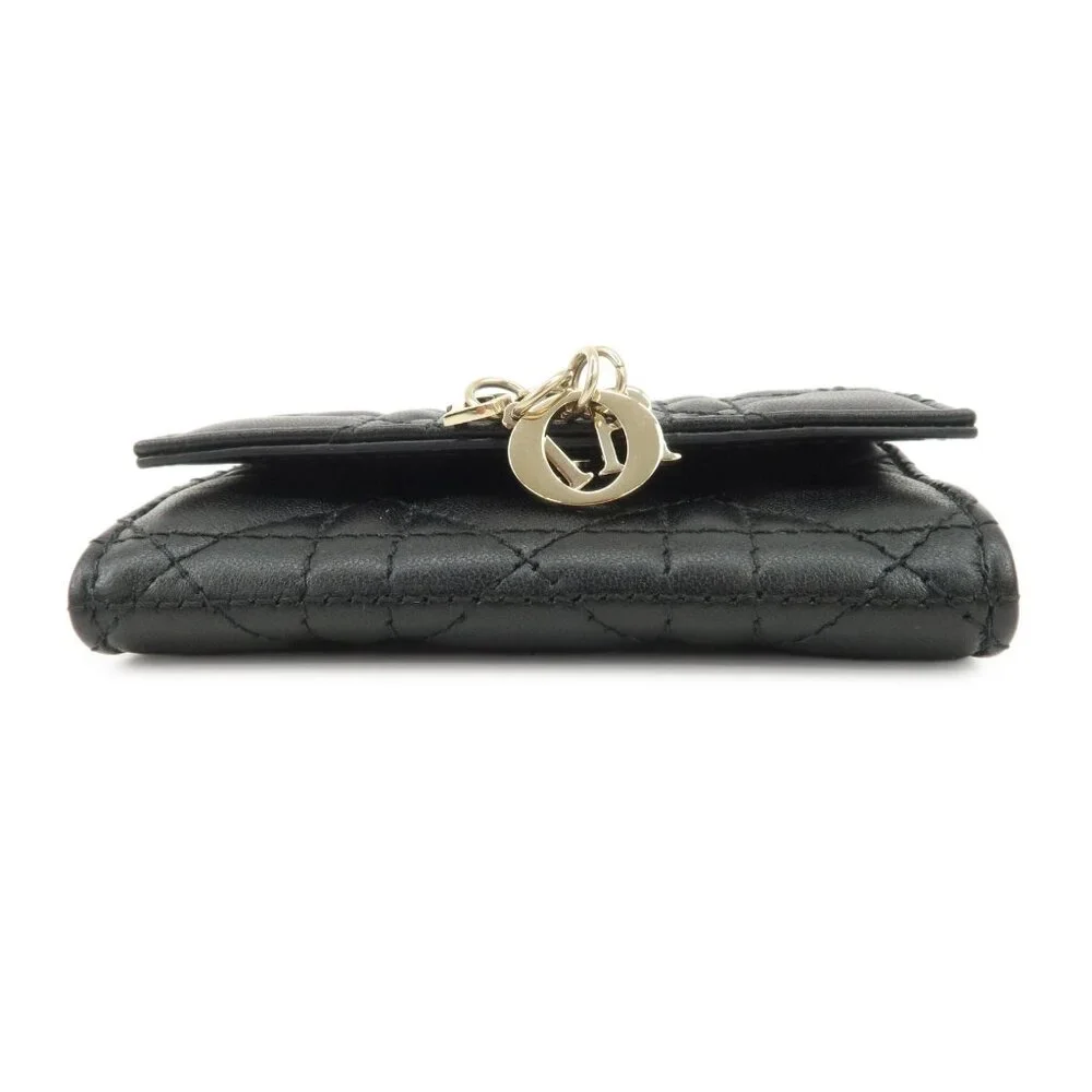 ❤️Authentic Christian Dior Canage Leather Compact Wallet❤️